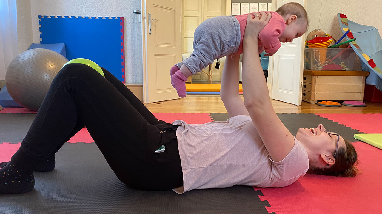 vježbanje s bebom